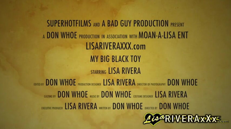 Super Hot Films: *Throwback* Lisa Rivera's big black dildo
