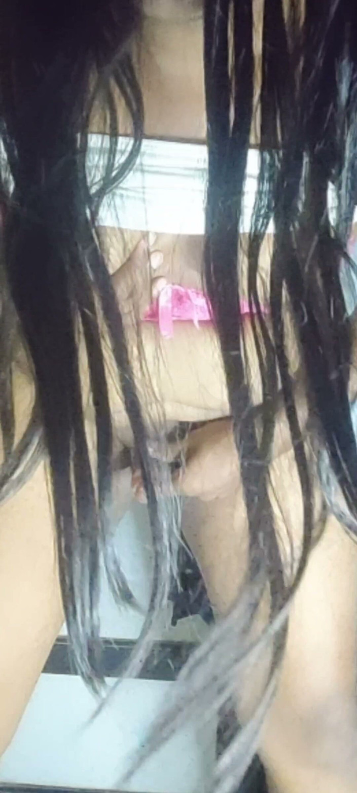 Curvy_Nandhana: หยอกล้อหัวนมกระเทยและน้ําแตก
