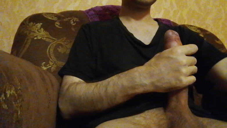 Alex Metallov: Horny Guy Jerking and Cumming. so Much Thick Cum