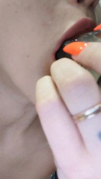 Depthroat on a Dildo Sucking