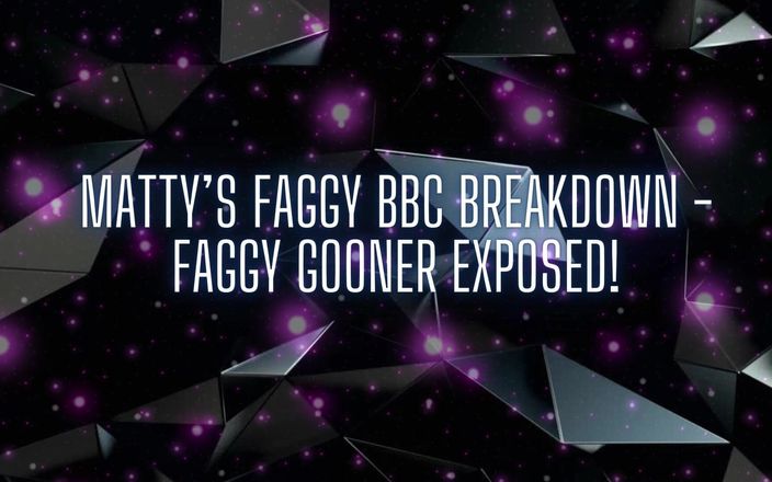 Goddess Misha Goldy: Matty's faggy grote zwarte lul pech - Faggy Gooner blootgesteld!