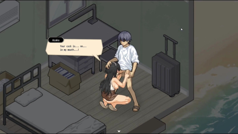 NSFWOtaku: Hentai Game - Umi No Le Ntr Story - GF Paizuri and...