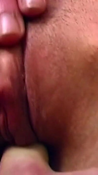 Blonde Slut Fingers Dripping Pussy to Prolapsing Rosebud Tease