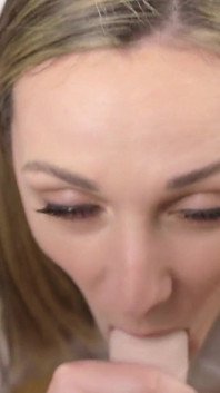 Cum Twice and Eat Your Creampie Out of Your Wife's Pussy - Clara Dee POV Virtual Sex