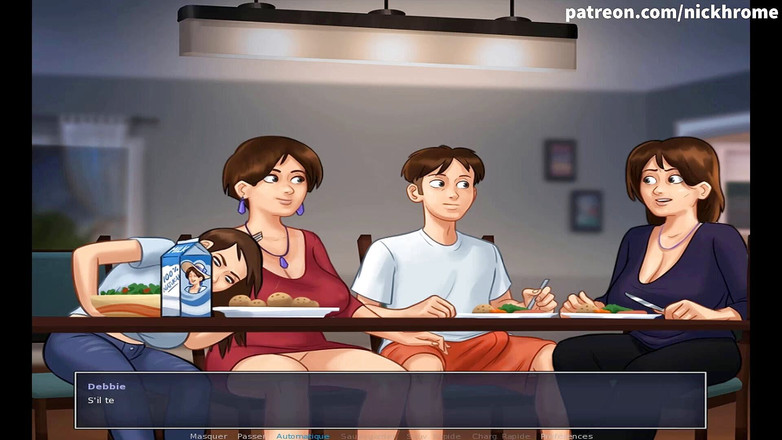 Cartoon Universal: Letní sága část 52 - stojící pod stolem při večeři (francouzská sub)