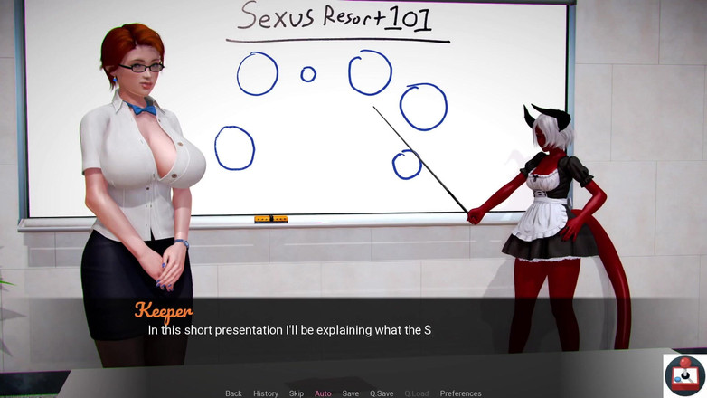 Joystick Cinema: Sexus Resort - (partie 01) - Amoureuse avec la fille du diable