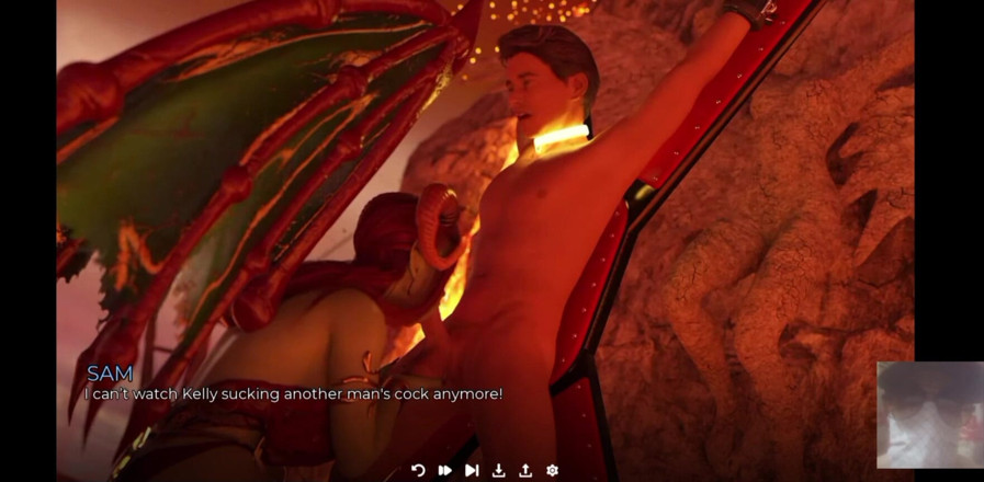 Dark Sam: Zlý Succubus Mě svázal a kouří mě, zatímco moje přítelkyně...