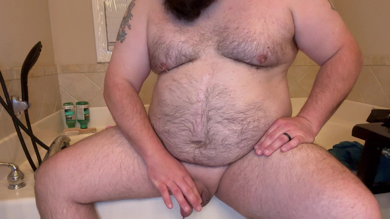 Chubby Freak: Lelaki montel bertindik berbunyi dengan 3mm - 4mm dan 5mm - hegar 6mm