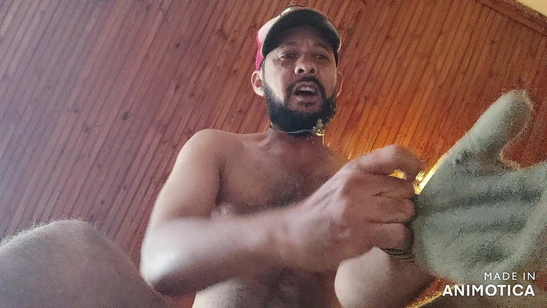 Stink HairyMale: Sperm Rag