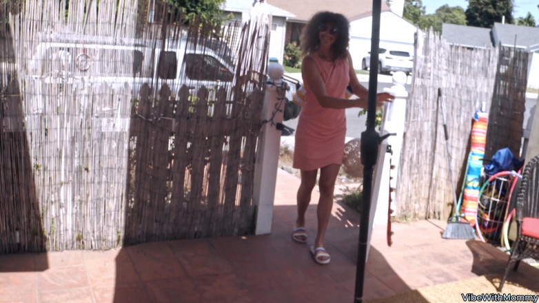 VibeWithMommy: Stepmom Fucks Her Stepson in Front of Nervous Friend