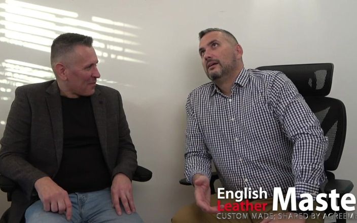 EnglishLeathermaster: Il master e il ragazzo umiliano un piccolo cazzo