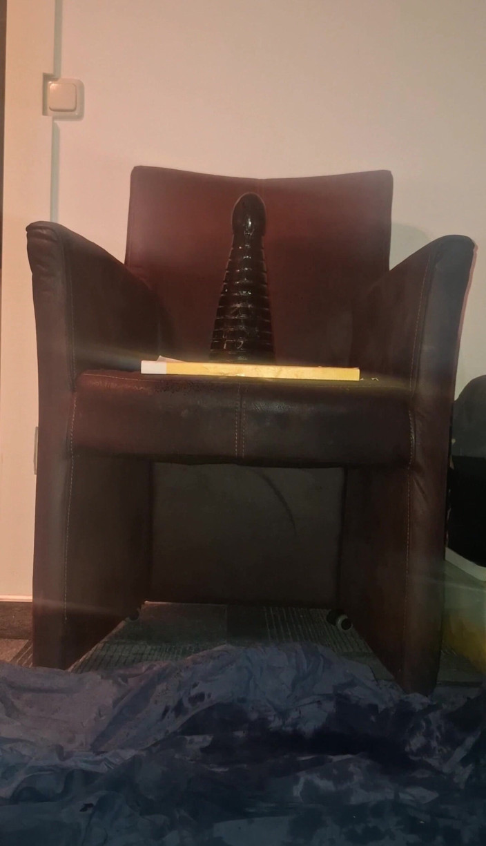 NoFace Twink X: Solo Male Extreme Anal Dildo - Huge Dildo Pyramid Pawn