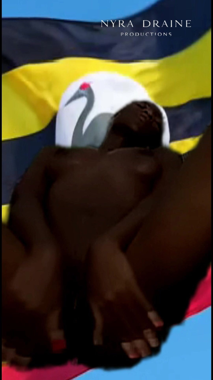 NyraDraine: Sperm Hungry Ugandan Slut Plays with Filled Condoms