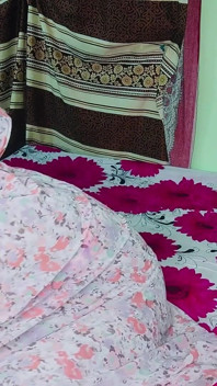 Indian Muslim Girl in Burkha Enjoys Romantic Rainy Night