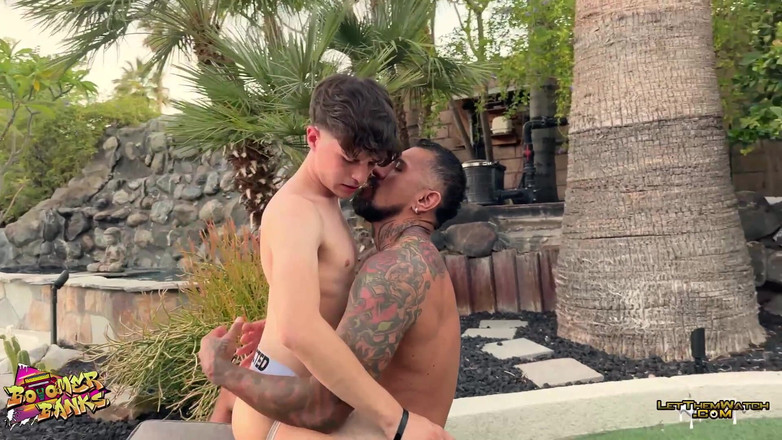 Let them watch: Boomer banky a juven fuck Jay Magnus DP dvojitá penetrace