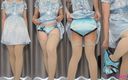 SissyKanisa: Sissykanisa mix and match: stoking krem x celana dalam biru...