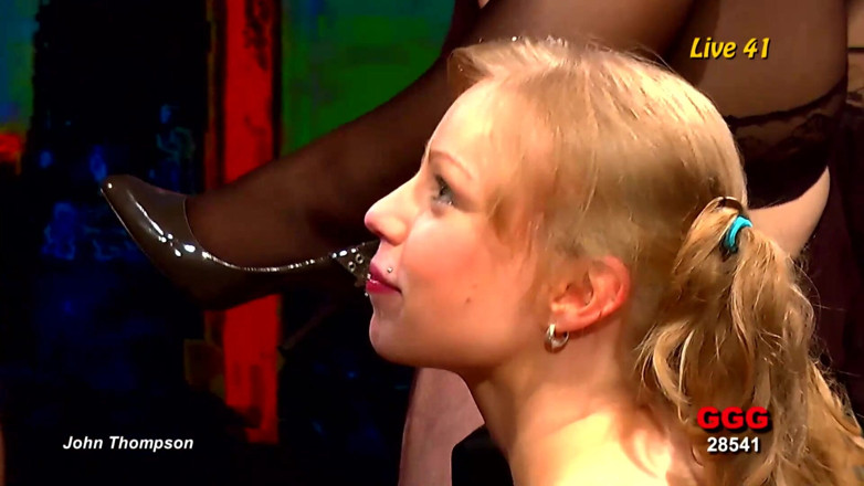 GGG John Thompson Studio: Ggg - Blonde MILF with Big Tits Gets Gangbanged by a...