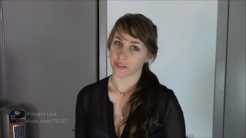 Princess Leia: Teasing and edging stepdad for oral creampie