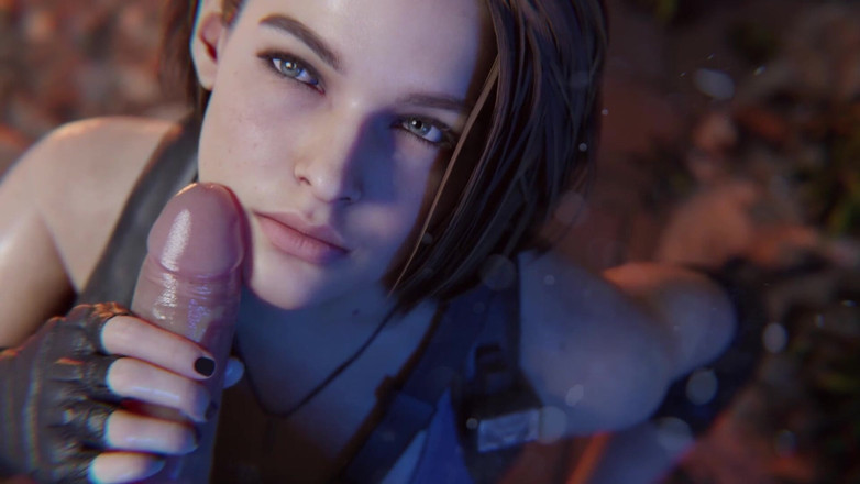 Velvixian 3D: Jill Valentine Honění na obličeji