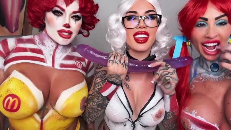 Lacey Jayne Official: Halloween dildo joi s přáteli