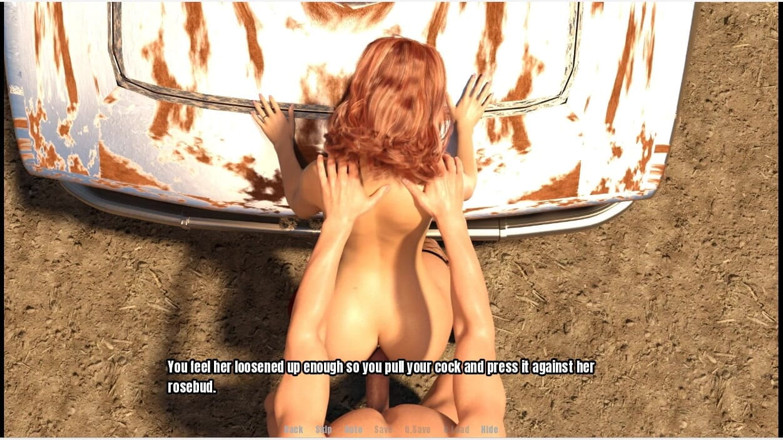 XXX Games Bunk: Omas haus gameplay MILF auf dem auto gefickt