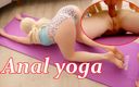Eva Grant: Yoga yaparken muhteşem götünü sikiyor