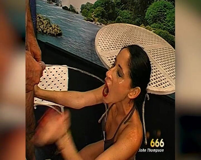 GGG John Thompson OLD STYLE: Ggg - Bukkake Sluts Get Cum and Piss All Over Their...