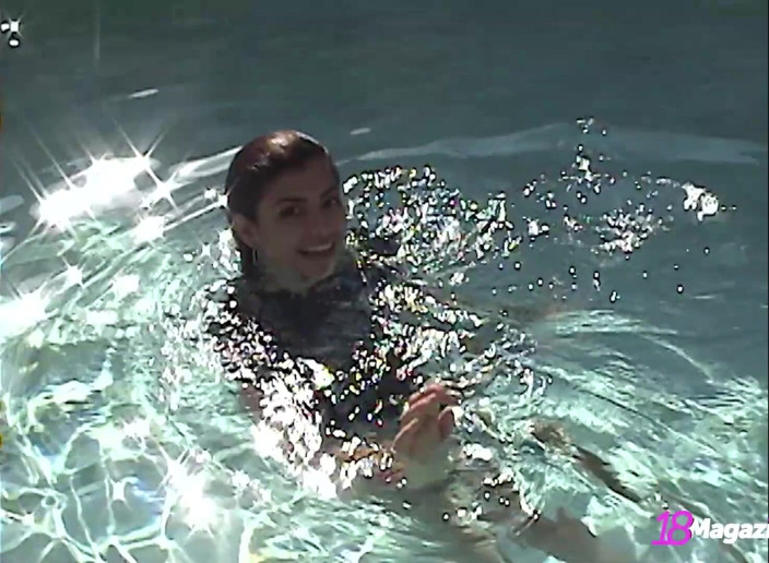 18Magazine: True Tere Goes Topless and Takes a Shower After Swimming!