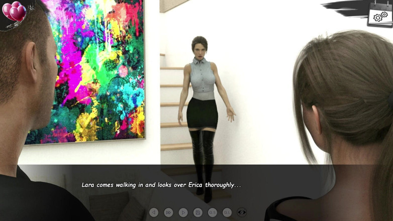 3D Cartoon Porn: Burning Boundaries 2: Laras chef verlangt dekolleté-show