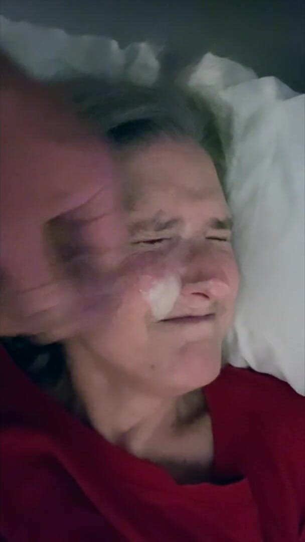 Squirting Senior: Morning Facial for the Wife