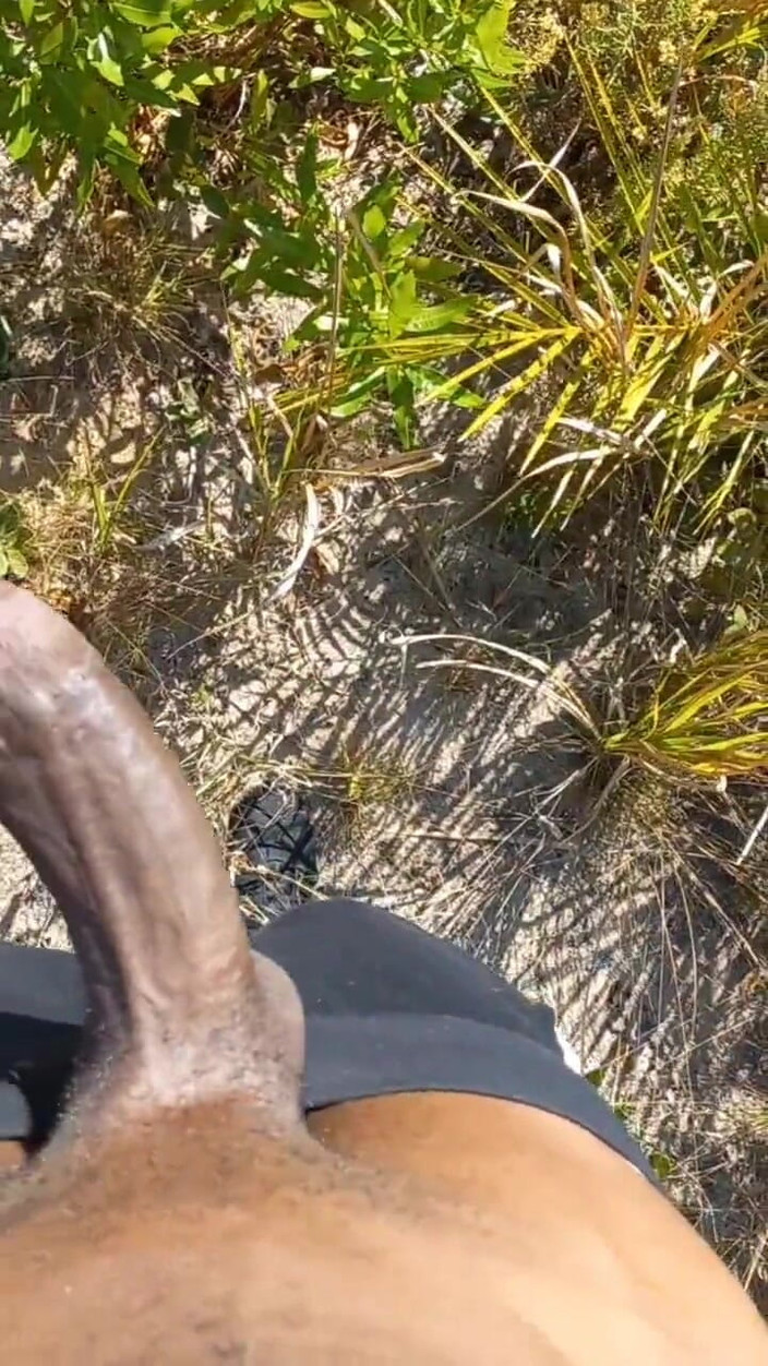 Rex Bitchington Blade: Grande cazzo nero fuori in pubblico