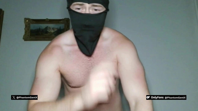 PhantomGentX: Pure Dominance! Master with Fat Balls Jerks off and Gets...