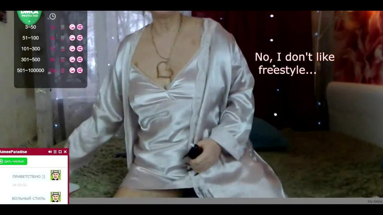 AimeeParadise: Vzdálený trénink mé vlastní děvky manželky pracuje jako modelka webové...