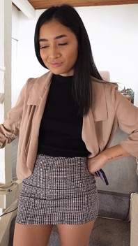 Broke Asian Realtor Avery Black Pays Contractor with Deepthroat & Facial Bliss