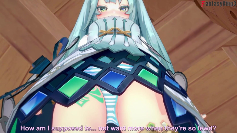 Fantasy king: Faruzan blowjob - Genshin Impact
