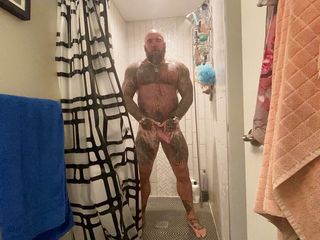 Masculine Jason - Jason Collins: Rubbing one out in the shower