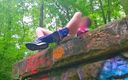 Kinkytwinkpamps: Twink Messes Diaper on Hike &amp; Humps Tree Log