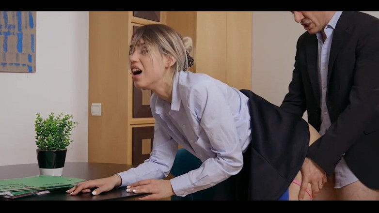 Old & Young: Boss Fucking Hot Teen Secretary with Long Cock