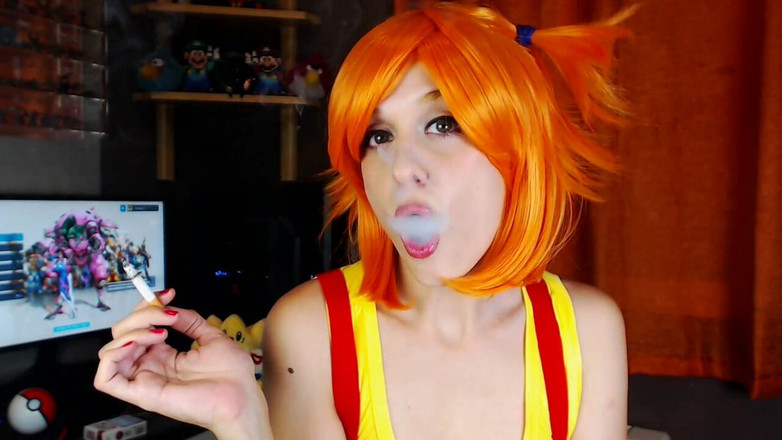 Candystart Videos: Misty Pokemon Sexy Kouření