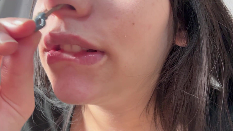 AmayaMori: Giantess Girl Puts Her Tiny Husband on Her