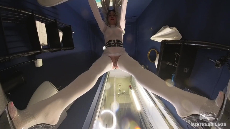 Mistress Legs: You Became a Toilet for Mistress in White Stockings and...