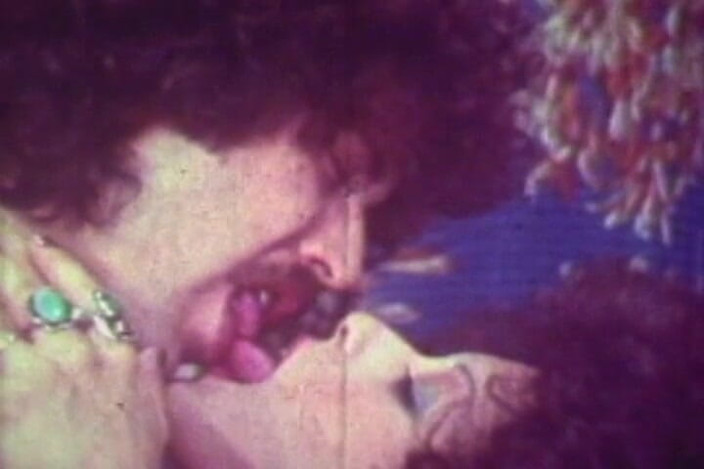 Vintage Life: Retro Curly Brunette Classic with Vintage Bedroom Passion