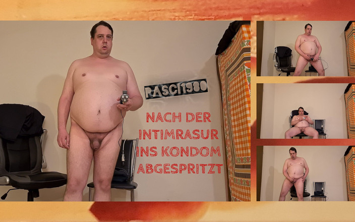 Pascal Dichter: Nach der intimen rasur ins kondom abgespritzt