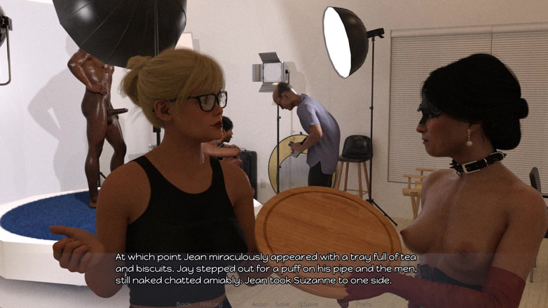 Dirty GamesXxX: The Three Panels: Cuckold Watches His Wife Doing Interracial BDSM...