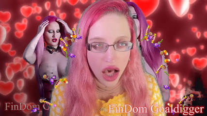 FinDom Goaldigger: Orange lipstick transformation for the sweater