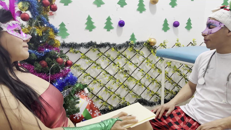 NEGRITA SEXY: La manager dell'hr fa un colloquio al dottore: la visita...