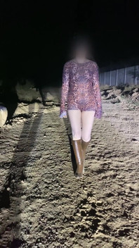 Anne Steele Nude Flashing on Road