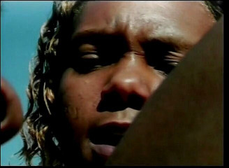 Black Jass: Negresă drăguță călărindu-și pula în curtea din spate