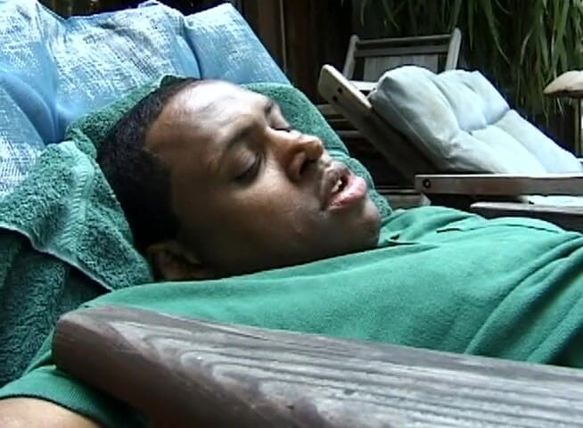 Black Jass: Two horny sluts get fucked by black guy outdoors