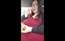 SSBBW Lady Brads: I love stuffing this belly with BK